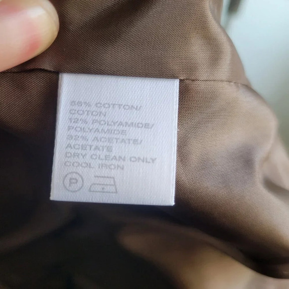 NWT Women's Lafayette 148 NY Red Notched Lapel Paisley Jacket (Size: 10 Petite) - Picture 11 of 14